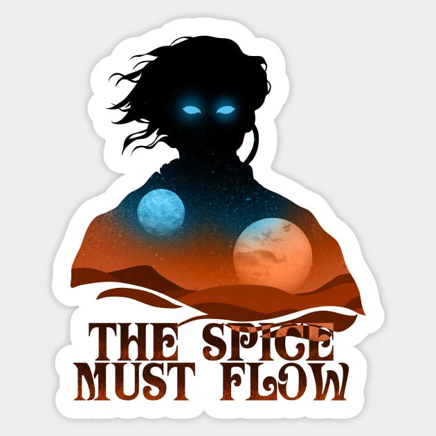 Dune - The Spice Must Flow Sticker by VanHand